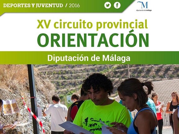 Cartel del XV circuito provincial de orientacion