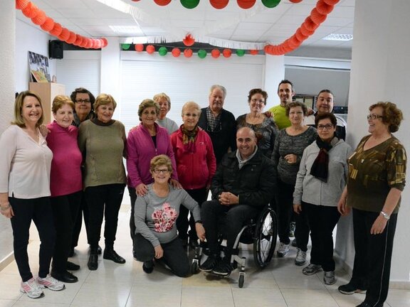 Sergio Hijano con los mayores