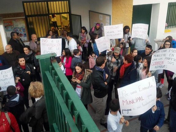 Protesta Escuela de  Música