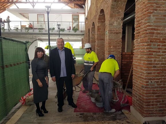 Los ediles andalucistas en el mercado de San Francisco