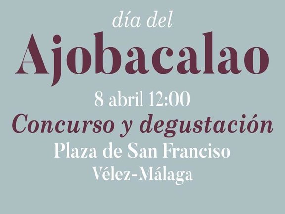 cartel del Día del Ajobacalao