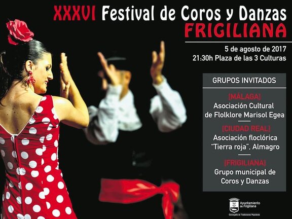 Cartel del festival de coros y danzas