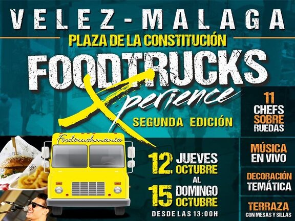 Cartel Foodtrucks Xperience Velez Malaga 2017 NEW