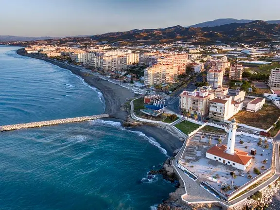 Vista de Torrox Costa y El Morche